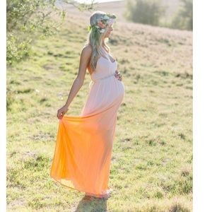 Maternity photo shoot dress
